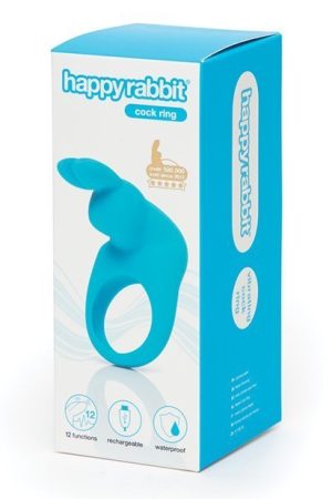 Happy Rabbit Rabbit Cock Ring Blue