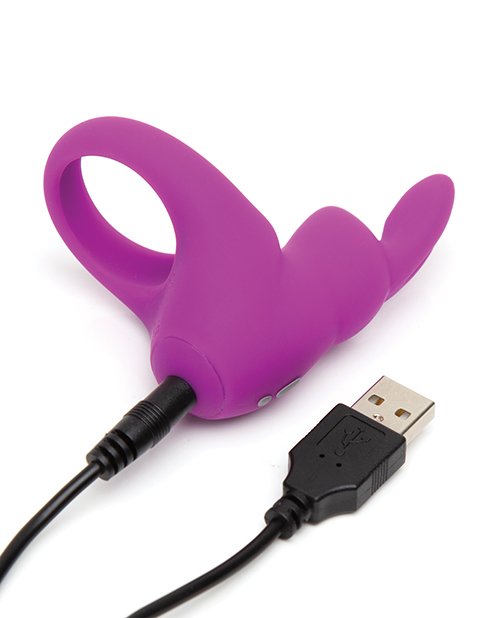 Happy Rabbit Rabbit Cock Ring Purple - Image 4