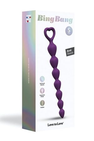 Love To Love Bing Bang Anal Beads - Violet Small