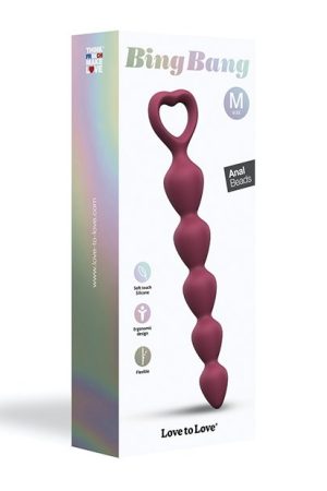 Love To Love Bing Bang Anal Beads - Prune Medium