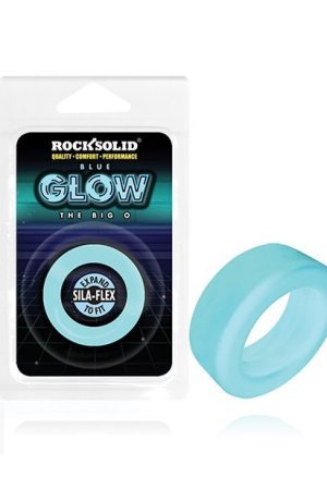 Rock Solid Glow In The Dark  Big O Ring - Blue