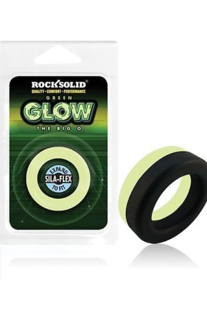 Rock Solid Glow In The Dark  Big O Ring - Black/green