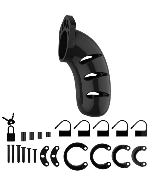 MANCAGE CHASTITY 4.5IN BLACK MODEL 03 - Image 2
