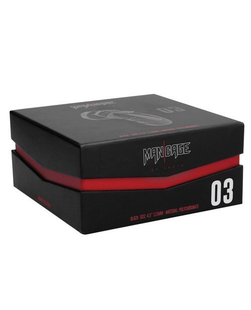 MANCAGE CHASTITY 4.5IN BLACK MODEL 03 - Image 3