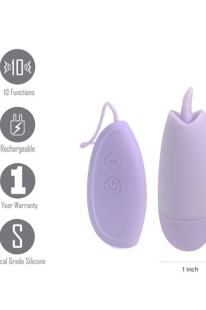 Ellie Super Charged Tongue Action Wire Egg Light Purple