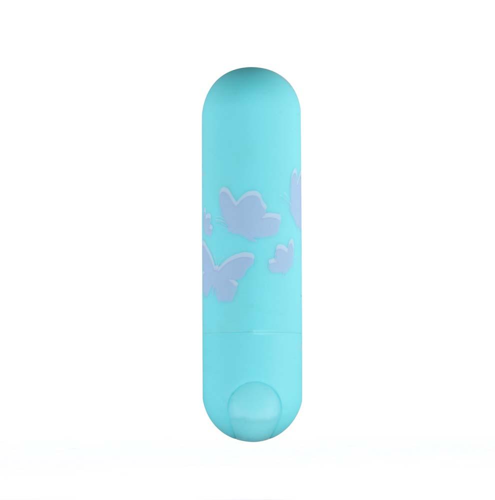 Julia Jessie Butterfly Pattern Rechargeable Mini Bullet - Image 2