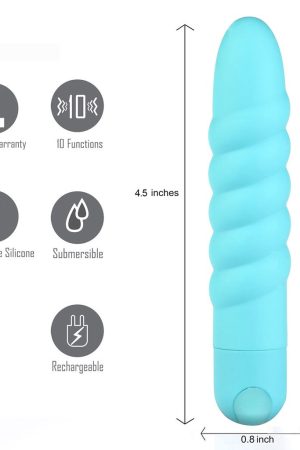 LOLA RECHARGEABLE TWISTY BULLET TEAL