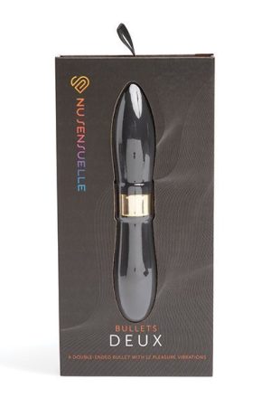 Sensuelle Double Ended Deux Bullet Black
