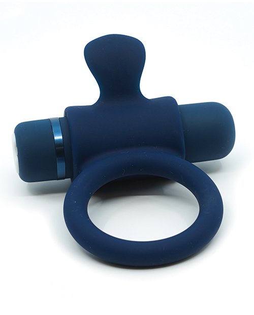 Sensuelle Silicone Bull Ring Navy Blue - Image 2