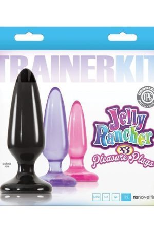 Jelly Rancher Butt Plug Trainer Kit Multicolor