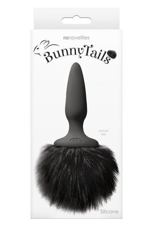 BUNNY TAILS MINI BLACK FUR