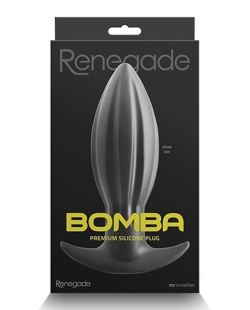 Renegade Bomba Large Butt Plug - Black