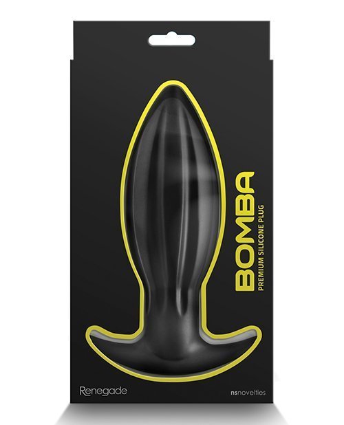 Renegade Bomba Large Butt Plug - Black - Image 2