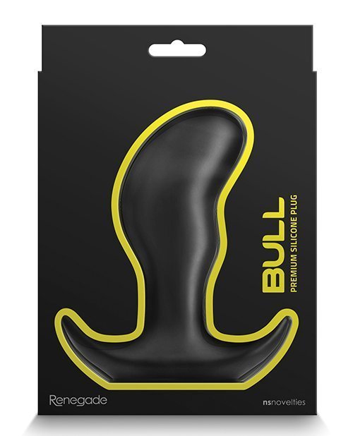 Renegade Bull Small Butt Plug - Black - Image 2