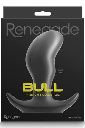 Renegade Bull Medium Butt Plug - Black
