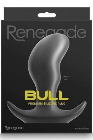 Renegade Bull Large Butt Plug - Black