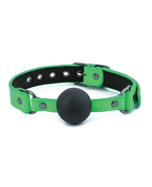 Electra Ball Gag - Green - Image 2