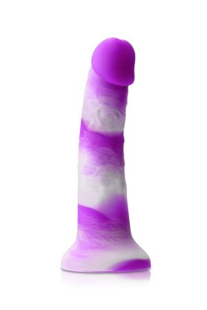 COLOURS PLEASURES YUM YUM 7IN DILDO PURPLE
