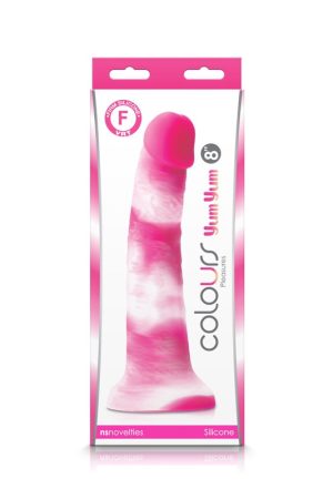 COLOURS PLEASURES YUM YUM 8IN DILDO PINK