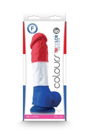 Colours Pleasures Tricolor 8In Dildo
