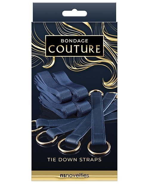 Bondage Couture Tie Down Straps Blue - Image 2