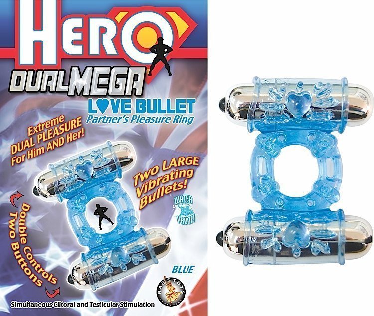 HERO DUAL MEGA LOVE BULLET BLUE