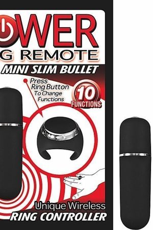 POWER RING REMOTE MINI SLIM BULLET BLACK
