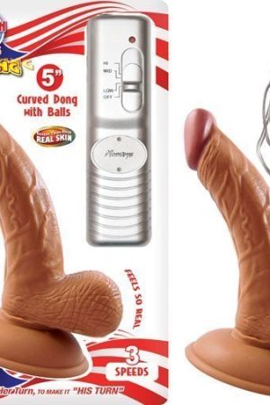 LATIN AMERICAN MINI WHOPPERS 5IN CURVED DONG W/BALLS LA