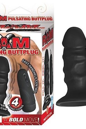 RAM PULSATING BUTT PLUG BLACK