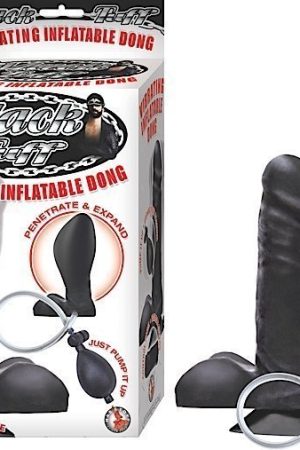MACK TUFF VIBRATING INFLATABLE DONG BLACK