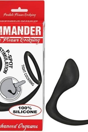 COMMANDER PROSTATE PLEASER COCKRING BLACK