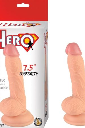 HERO 7.5IN COCKSMITH DILDO