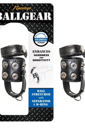 Ballgear Ball Stretcher With Separator & D-Ring Black