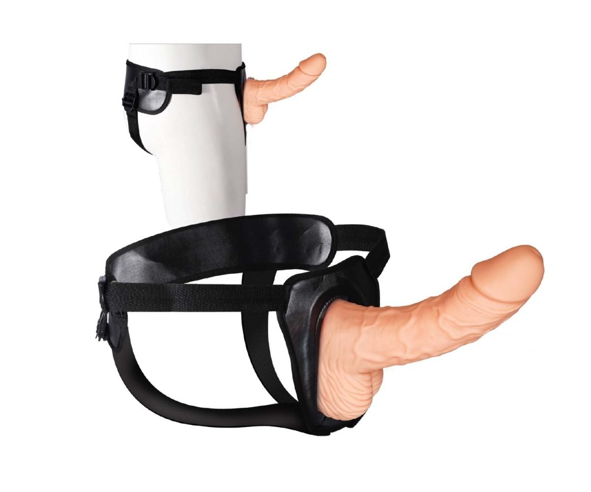 Erection Assistant Hollow Strap-On 8In White - Image 2