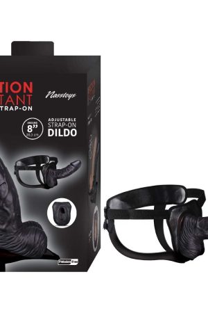 Erection Assistant Hollow Strap-On 8 Black "
