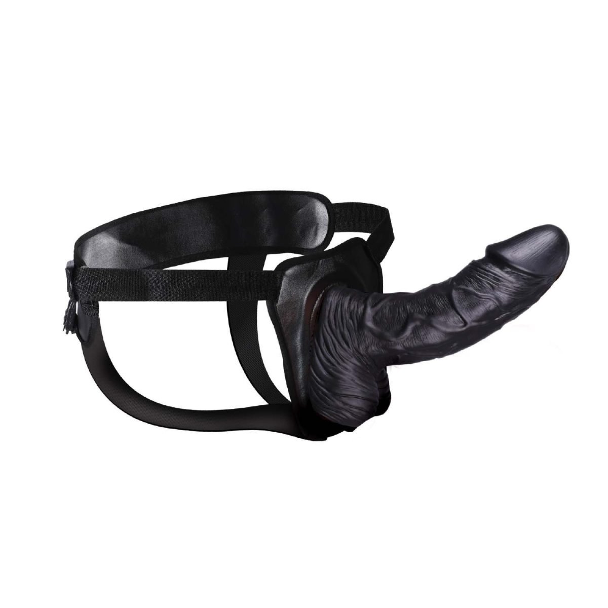 Erection Assistant Hollow Strap-On 8 Black " - Image 3