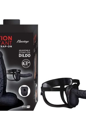 Erection Assistant Hollow Strap-On 8.5 Black "