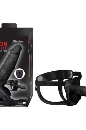 Erection Assistant Hollow Strap-On 9.5 Black "