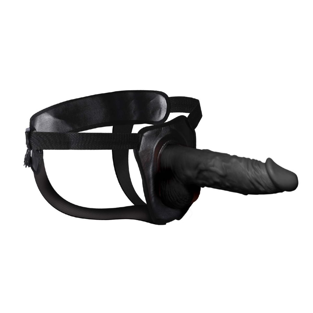 Erection Assistant Hollow Strap-On 9.5 Black " - Image 3