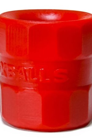 Bullballs 2 Ballstretcher Silicone Smoosh Red (Net)
