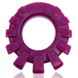 Cock-Lug Lugged Cockring Plum (Net) - Image 5