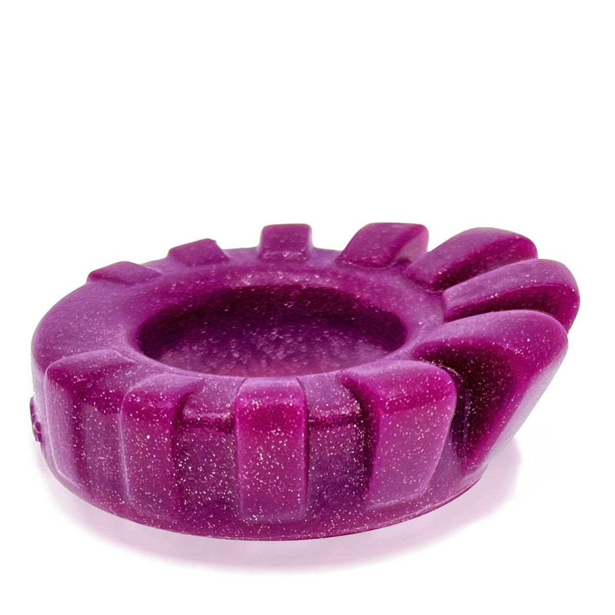 Cock-Lug Lugged Cockring Plum (Net) - Image 6