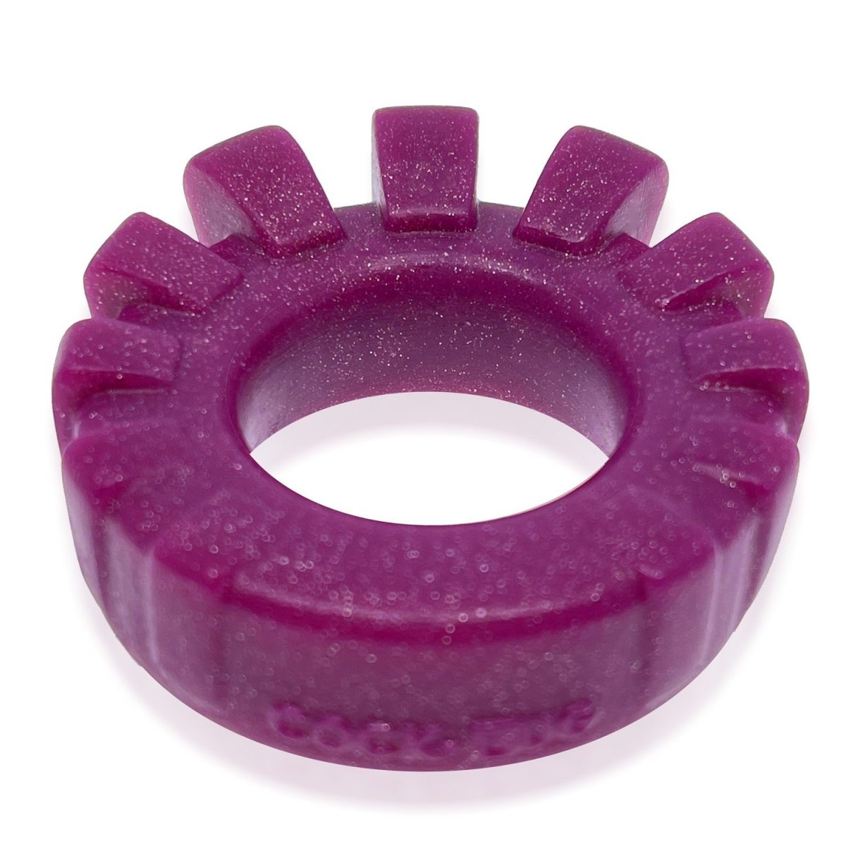 Cock-Lug Lugged Cockring Plum (Net) - Image 7