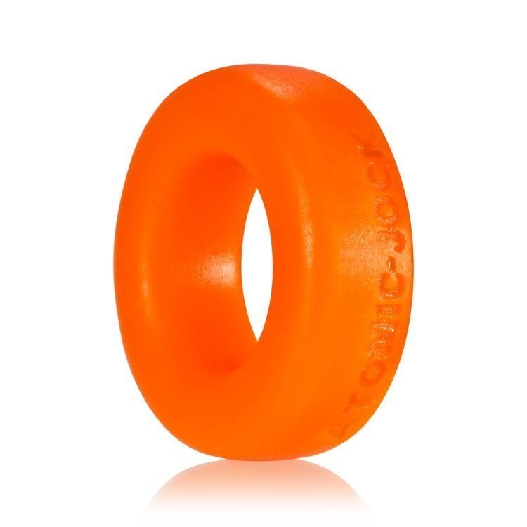Cock-T Small Comfort Cockring Atomic Jock/Oxballs Silicone Smoosh Orange(Net) - Image 2