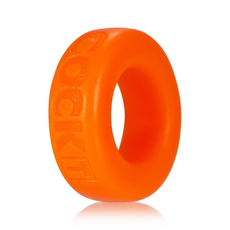 Cock-T Small Comfort Cockring Atomic Jock/Oxballs Silicone Smoosh Orange(Net) - Image 3