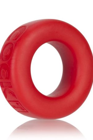 Cock-T Small Comfort Cockring Atomic Jock/Oxballs Silicone Smoosh Red(Net)