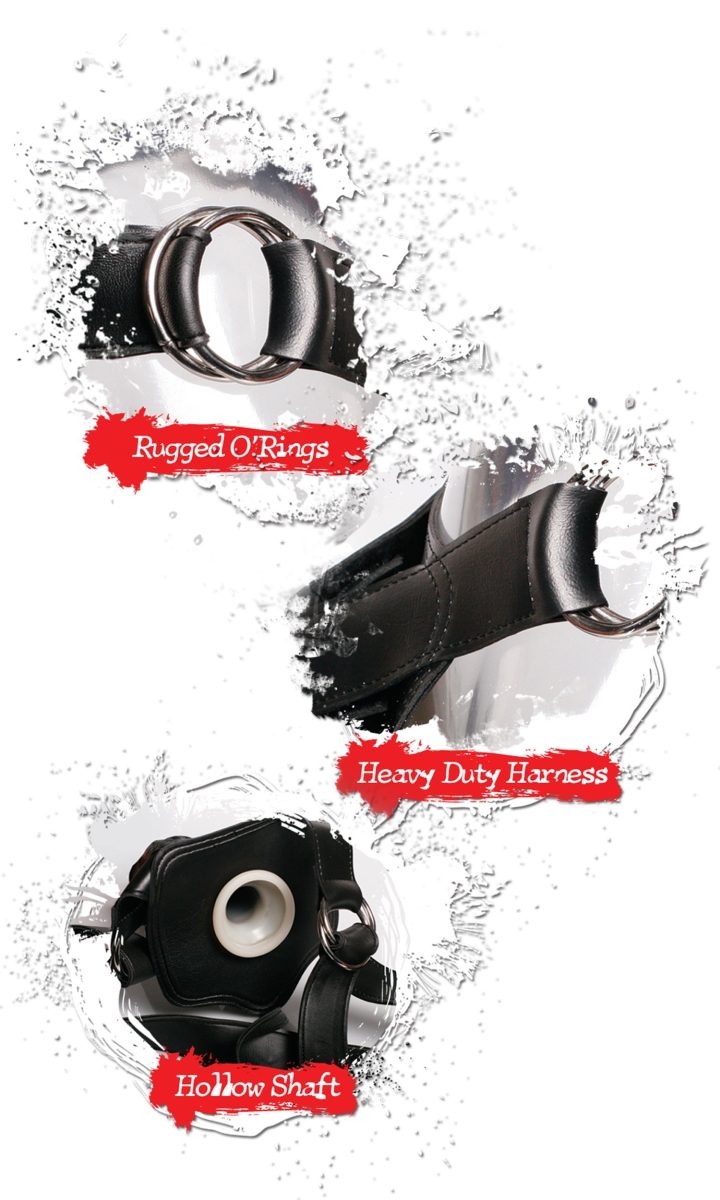 FETISH FANTASY EXTREME 12IN HOLLOW STRAP ON FLESH - Image 3