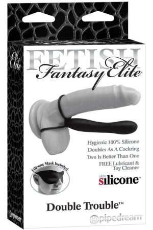 FETISH FANTASY ELITE DOUBLE TROUBLE BLACK
