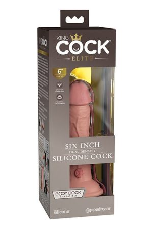 King Cock Elite 6 In Dual Density Light