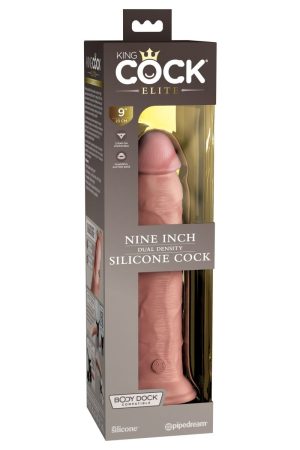 King Cock Elite 9 In Dual Density Light
